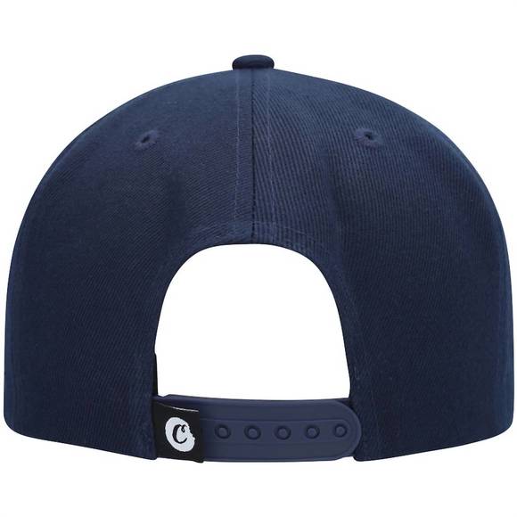 NEW COOKIES men's original mint twill snapback cap in navy/white - Picture 4 of 4